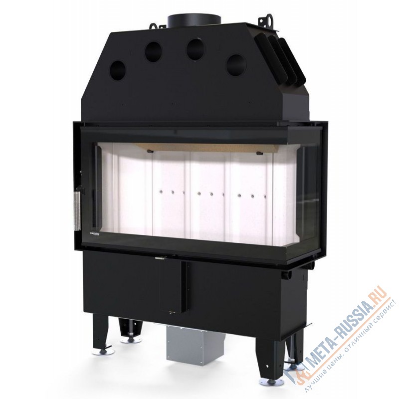 Каминная топка  DEFRO HOME INTRA SLIM ME BP, 834/465/337 мм, угловое стекло справа