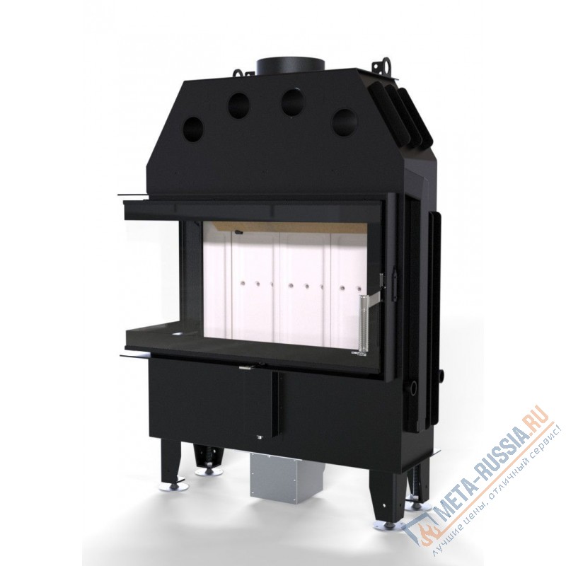 Каминная топка DEFRO HOME INTRA SLIM SM BL, 667/465/337 мм, угловое стекло слева