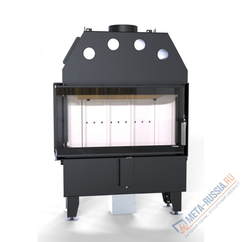 Каминная топка DEFRO HOME INTRA SLIM SM BL, 667/465/337 мм, угловое стекло слева