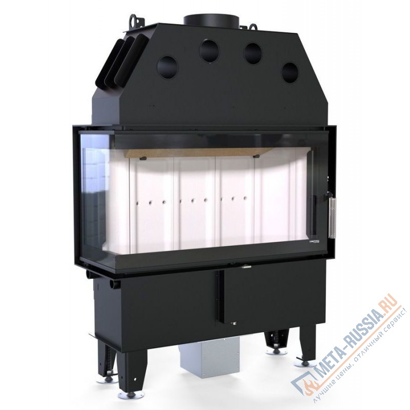 Каминная топка DEFRO HOME INTRA SLIM SM BL, 667/465/337 мм, угловое стекло слева