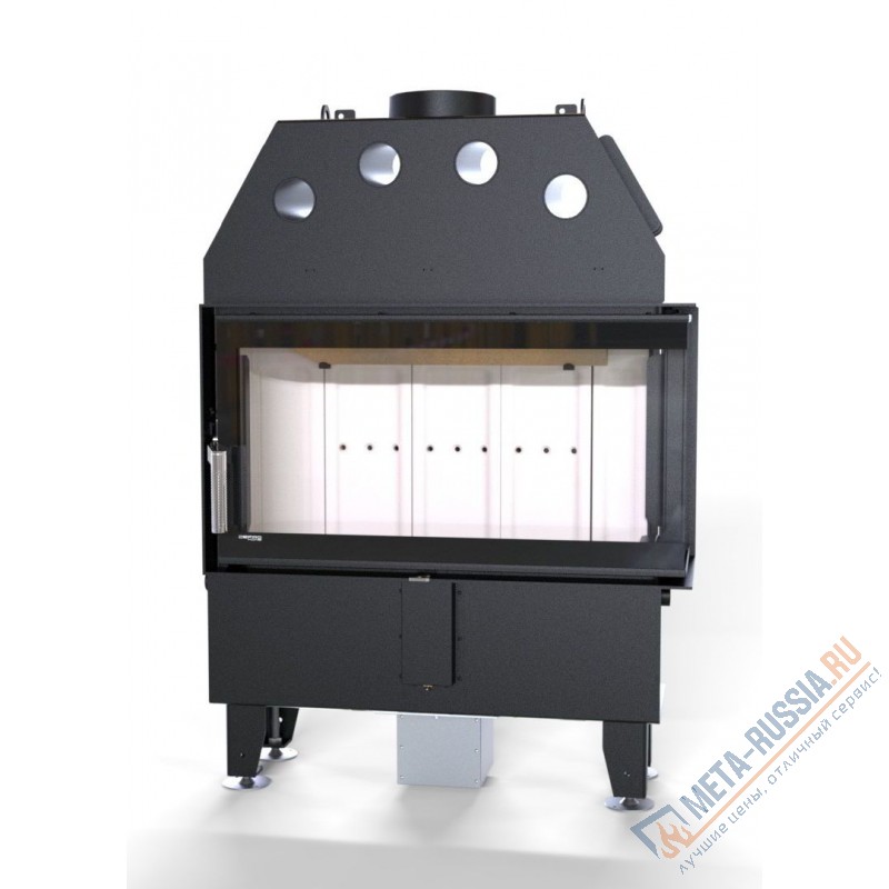 Каминная топка  DEFRO HOME INTRA SLIM SM BP, 667/465/337 мм, угловое стекло справа