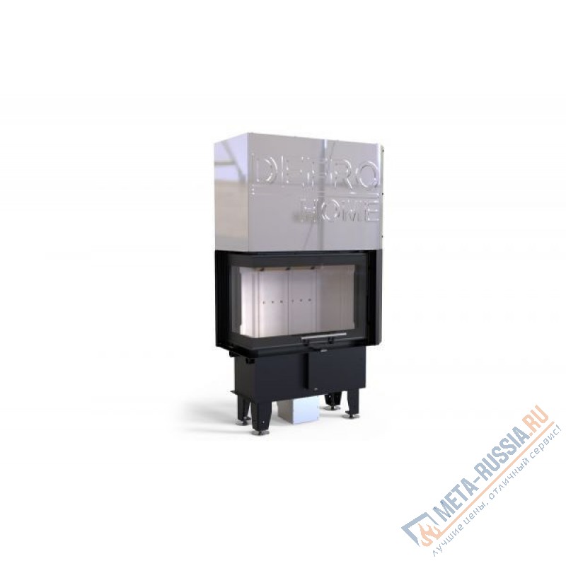 Каминная топка  DEFRO HOME INTRA SM BL G SLIM, 683/478/352 мм, угловое стекло слева, гильотина