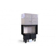 Каминная топка DEFRO HOME INTRA SM BL G SLIM, 683/478/352 мм, угловое стекло слева, гильотина