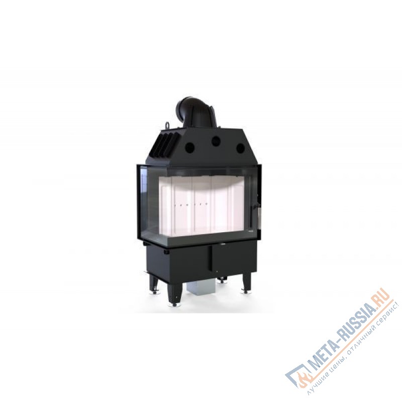 Каминная топка  DEFRO HOME INTRA SM BL, 737/535/482 мм, угловое стекло слева