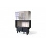 Каминная топка  DEFRO HOME INTRA SM BP G SLIM, 683/478/352 мм, угловое стекло справа, гильотина