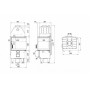 Каминная топка  DEFRO HOME INTRA XSM BL MINI, 500/465/412 мм, угловое стекло слева
