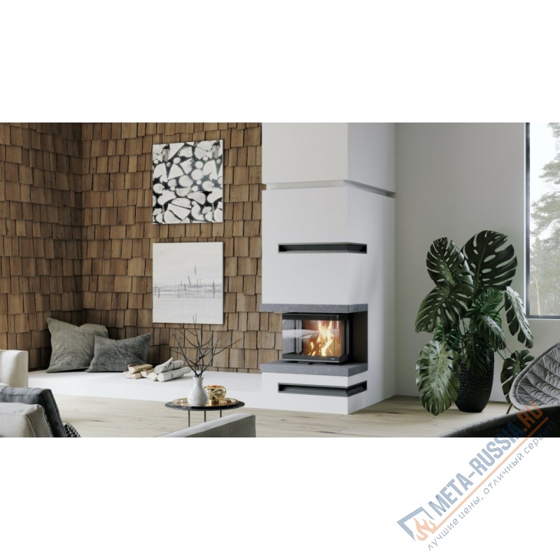Каминная топка DEFRO HOME INTRA XSM C, 586/477/337 мм, трехсторонний