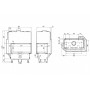 Каминная топка DEFRO HOME RIVA ME BL G SHORT, 923/478/500 мм, угловое стекло слева, с водяным контуром, гильотина