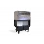 Каминная топка  DEFRO HOME RIVA ME BL G SHORT, 923/478/500 мм, угловое стекло слева, с водяным контуром, гильотина