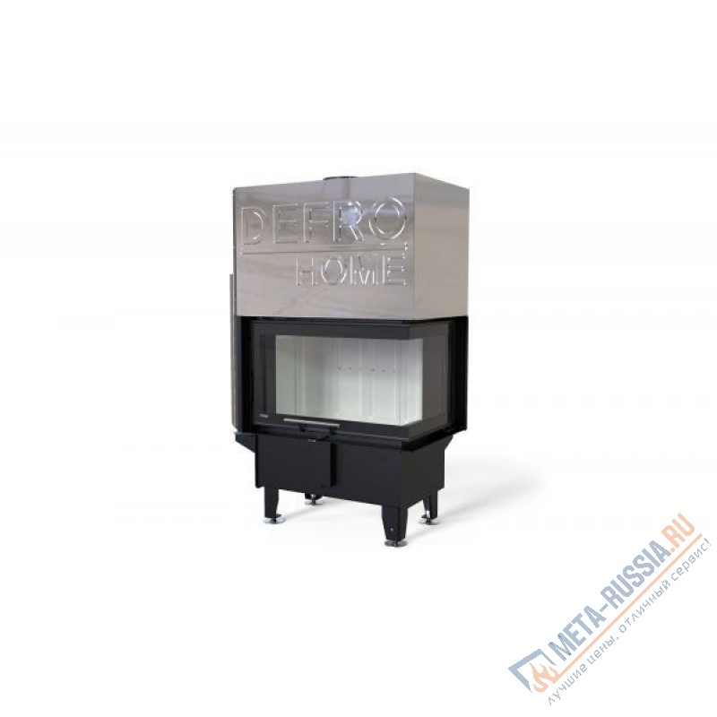 Каминная топка  DEFRO HOME RIVA SM BP G SHORT, 756/478/500 мм, угловое стекло справа, с водяным контуром, гильотина