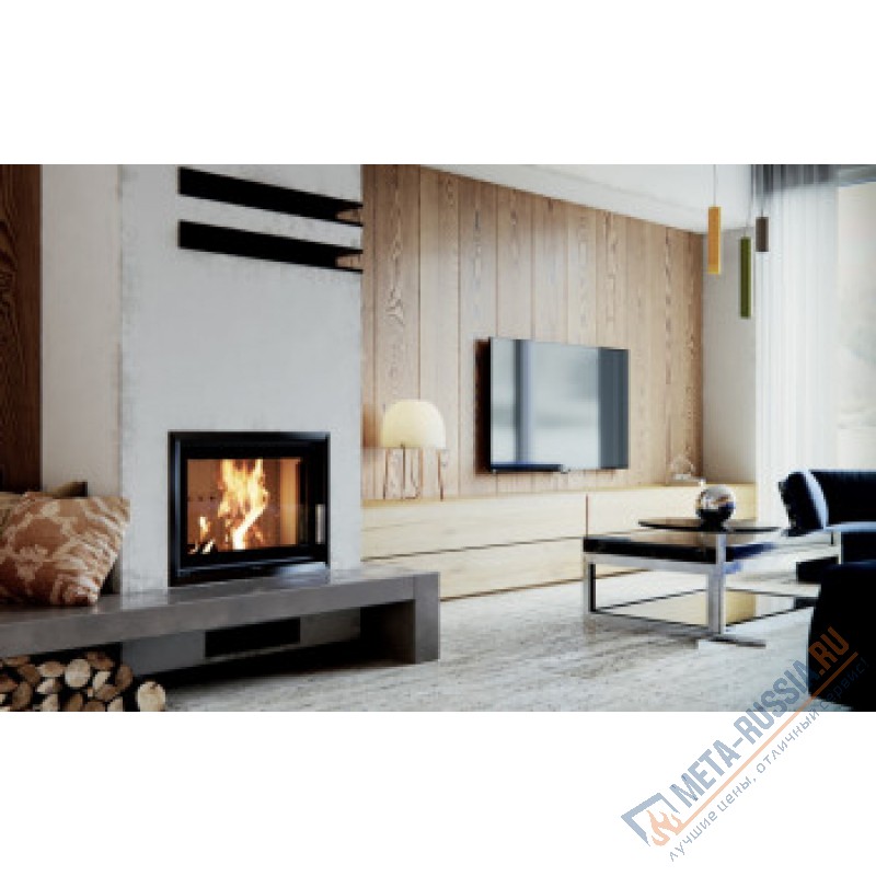 Каминная топка DEFRO HOME RIVA SM SHORT, 630/465 мм, с водяным контуром