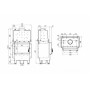 Каминная топка DEFRO HOME RIVA SM SHORT, 630/465 мм, с водяным контуром