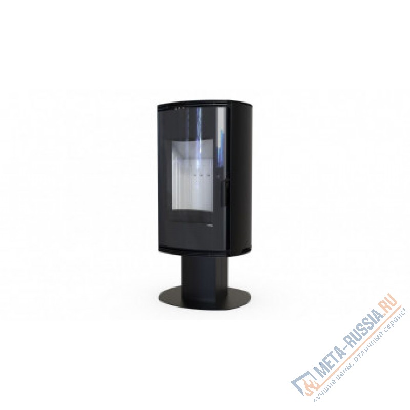 Печь-камин DEFRO HOME ORBIS TOP, черная сталь