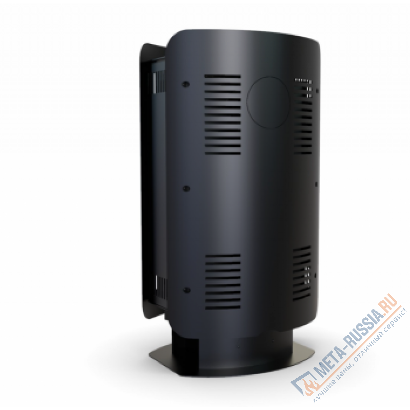 Печь-камин DEFRO HOME OVAL, черная сталь