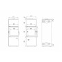 Печь-камин DEFRO HOME QUADROOM, черная сталь