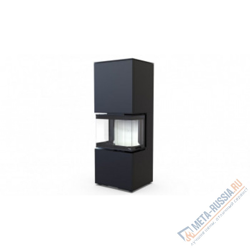 Печь-камин DEFRO HOME INTRA XSM C VER COMPACT 1, черная сталь