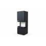 Печь-камин DEFRO HOME INTRA XSM C VER COMPACT 1, черная сталь