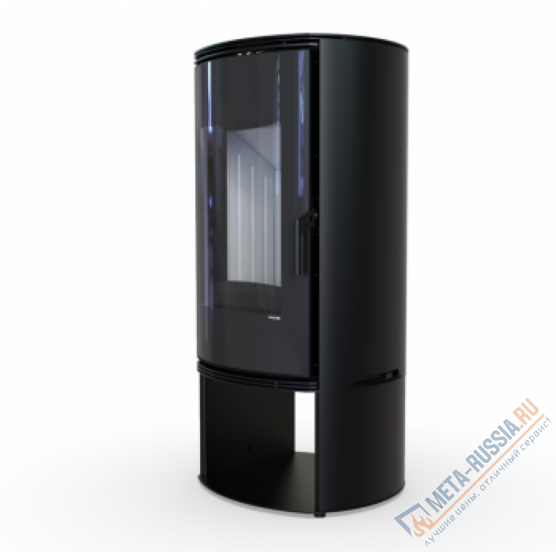 Печь-камин DEFRO HOME ORBIS LOG, черная сталь