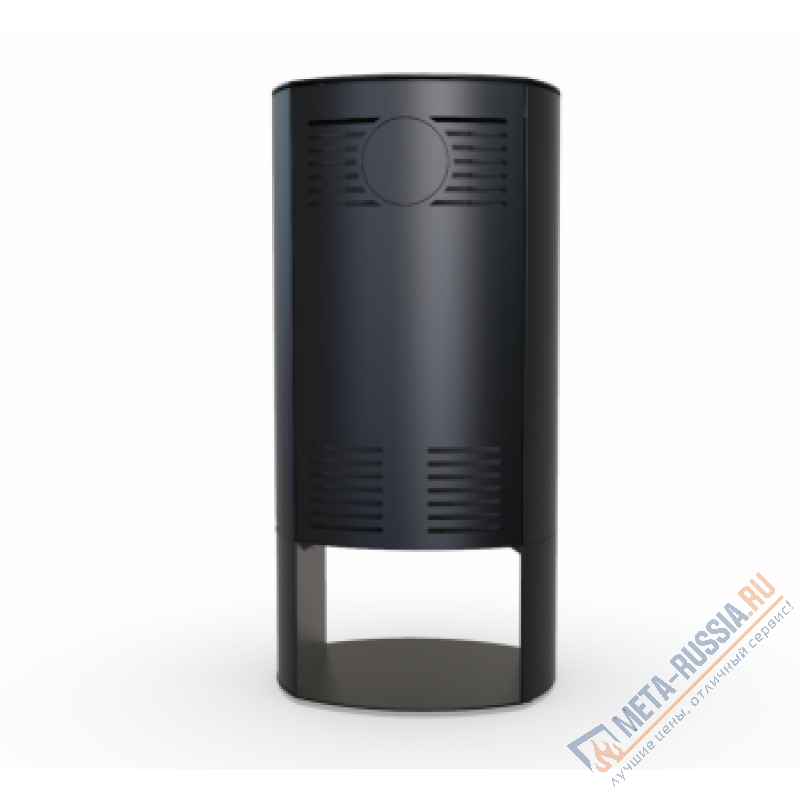 Печь-камин DEFRO HOME ORBIS LOG, черная сталь