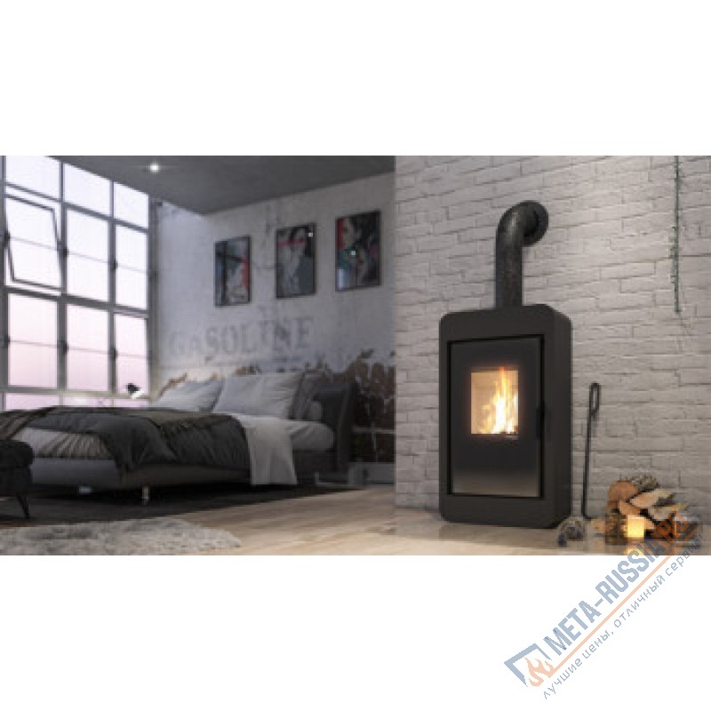 Печь-камин DEFRO HOME PICO, черная сталь