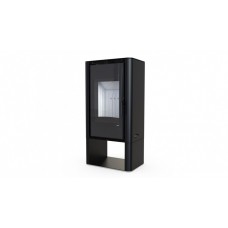 Печь-камин DEFRO HOME SOLUM LOG, черная сталь