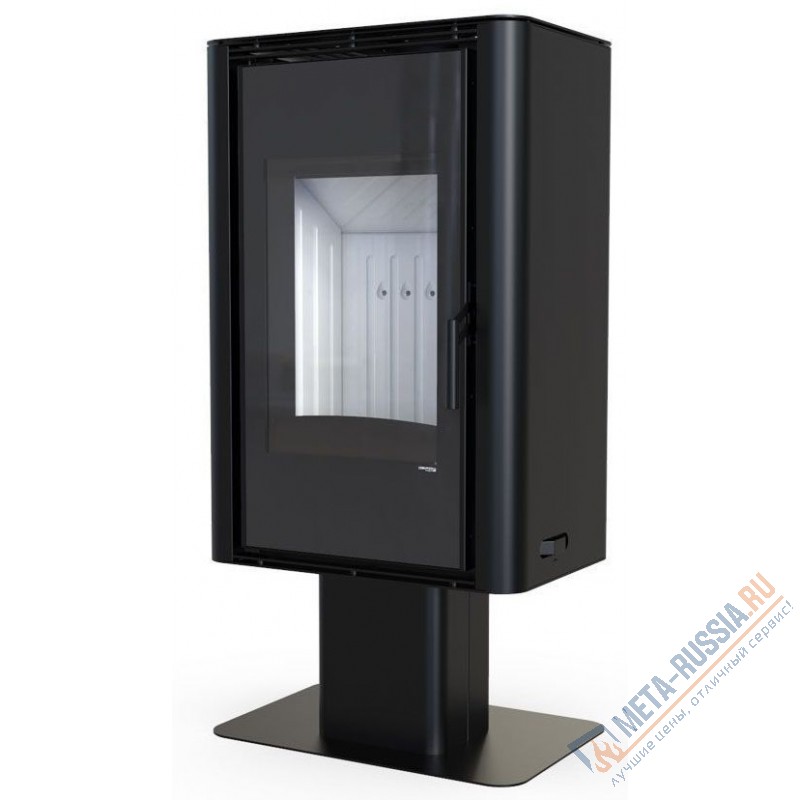 Печь-камин DEFRO HOME SOLUM TOP, черная сталь