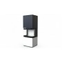 Печь-камин DEFRO HOME INTRA XSM C VER COMPACT 1, белая сталь