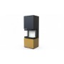 Печь-камин DEFRO HOME INTRA XSM C VER COMPACT 1, золотая сталь