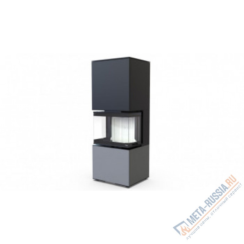 Печь-камин DEFRO HOME INTRA XSM C VER COMPACT 1, серая сталь