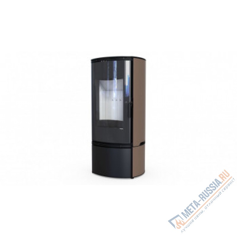 Печь-камин DEFRO HOME ORBIS, коричневая сталь