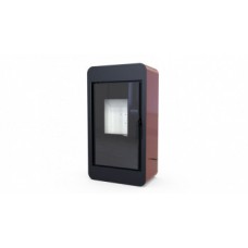 Печь-камин DEFRO HOME PICO, красная сталь