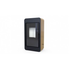 Печь-камин DEFRO HOME PICO, золотая сталь