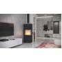 Печь-камин DEFRO HOME QUADROOM, серая сталь