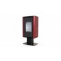 Печь-камин DEFRO HOME SOLUM TOP, красная сталь
