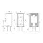 Печь-камин DEFRO HOME SOLUM TOP, серая сталь