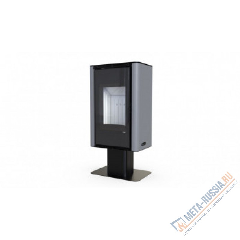 Печь-камин DEFRO HOME SOLUM TOP, серая сталь