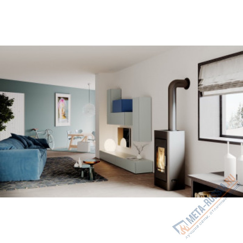 Печь-камин DEFRO HOME SOLUM, белая сталь