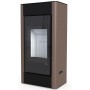 Печь-камин DEFRO HOME SOLUM, коричневая сталь