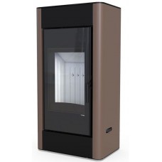 Печь-камин DEFRO HOME SOLUM, коричневая сталь