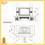 Каминная облицовка Мета Мелодия 700