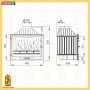 Каминная топка Мета Ardenfire Селеник 700МШ