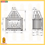 Каминная топка Мета Ardenfire Камилла 700