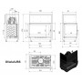 Каминная топка Kratki Oliwia/L/BS/DECO (Г образное, левое)