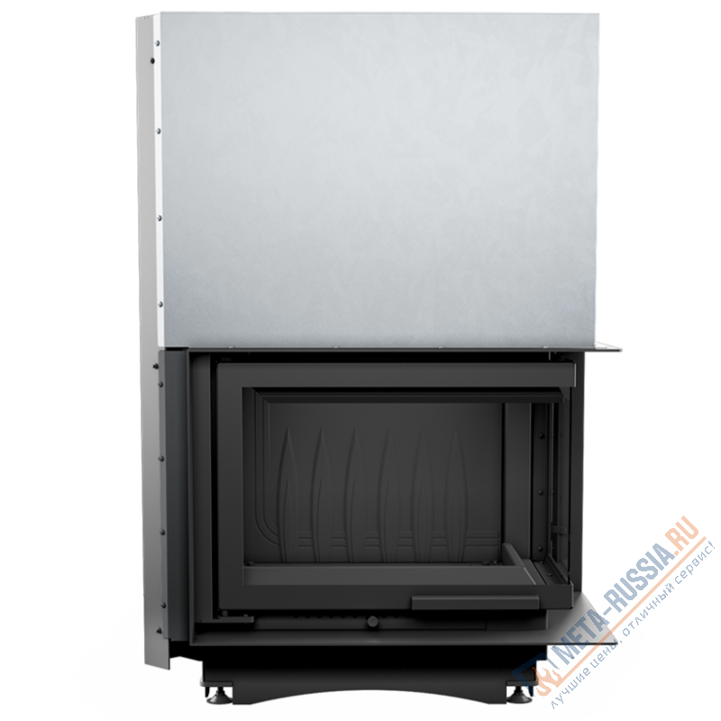 Каминная топка Kratki Maja/P/BS/G (угловое стекло справа, гильотина)