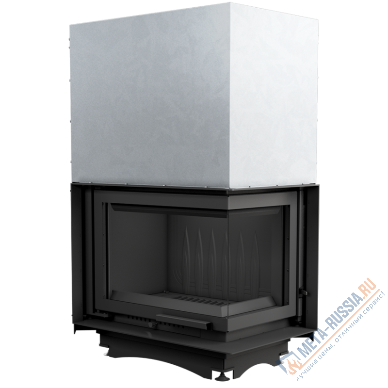 Каминная топка Kratki Maja/P/BS/G (угловое стекло справа, гильотина)