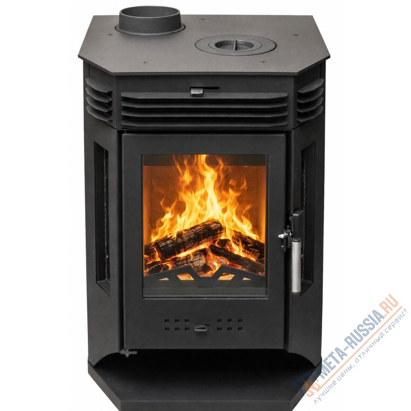 Печь-камин Мета-Бел Москва 9 с плитой АОТ 9.0-03
