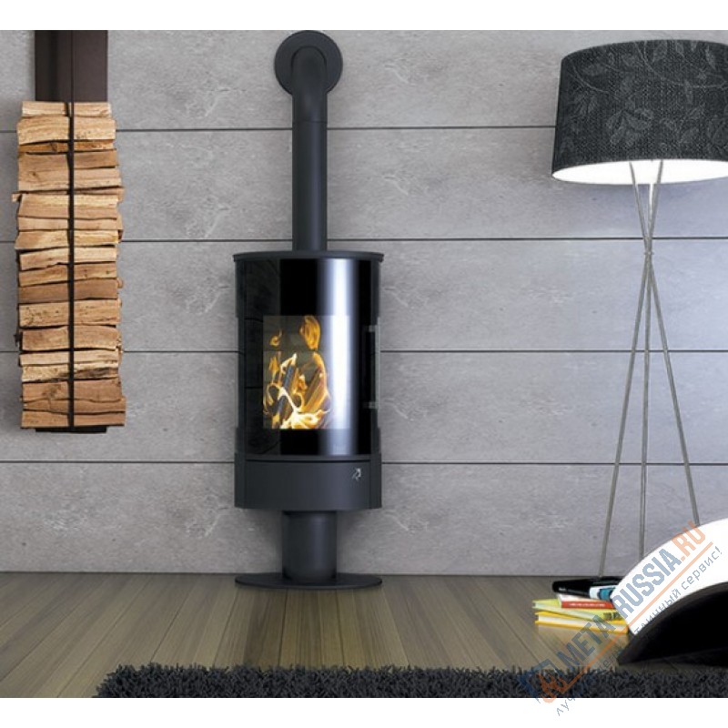 Печь-камин Storch HIERRO 3SF металл (три стекла на ноге)