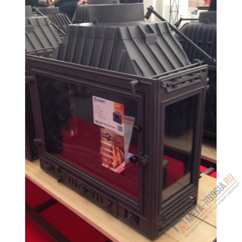 Каминная топка Kaw-Met W4L (2 стекла левое)