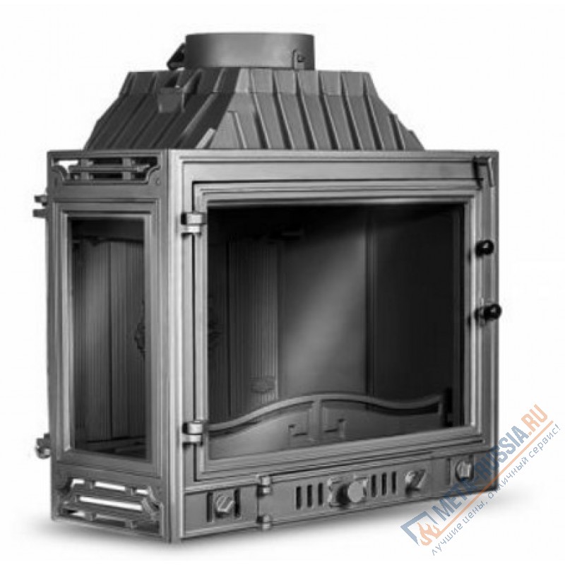 Каминная топка Kaw-Met W4L (2 стекла левое)
