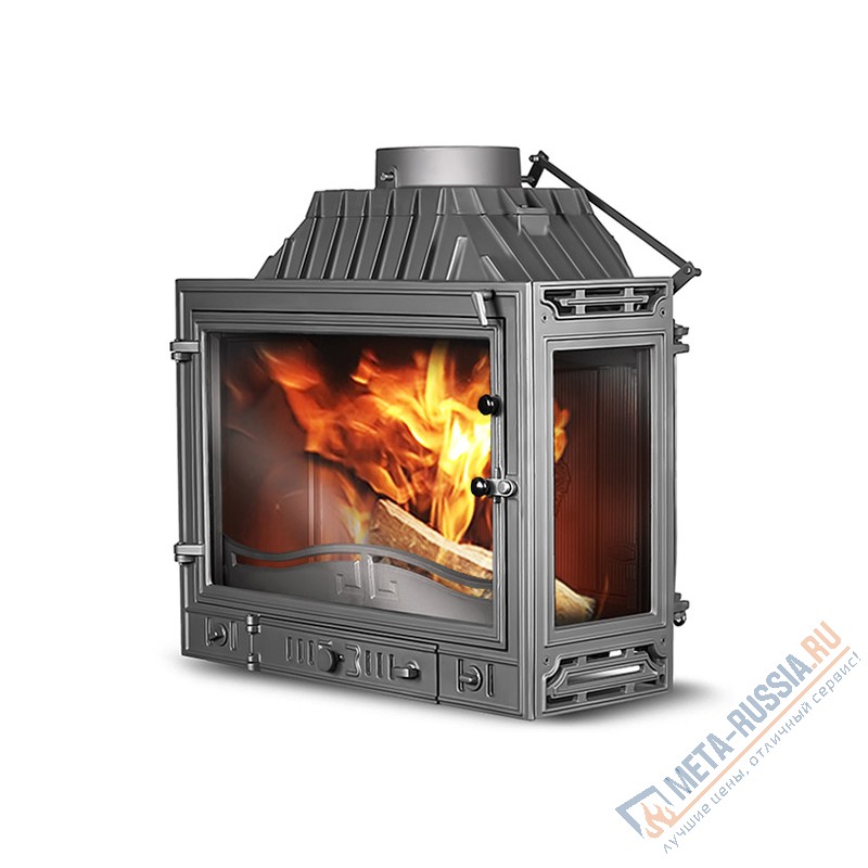 Каминная топка Kaw-Met W4P (2 стекла правое)